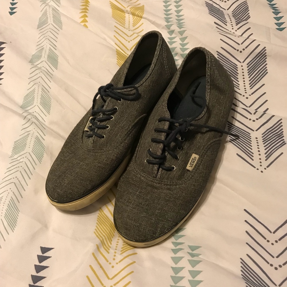 Dark Gray Vans